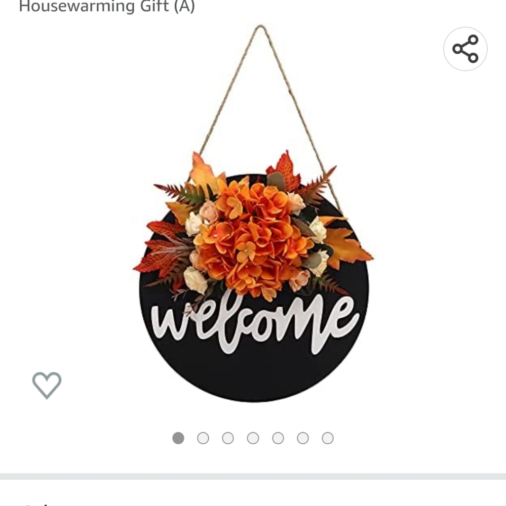 Hanging Welcome Sign